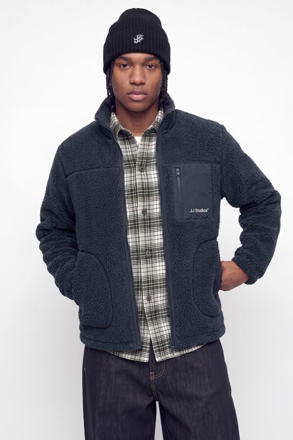Jack & Jones Forro polar em poli&eacute;ster cinzento