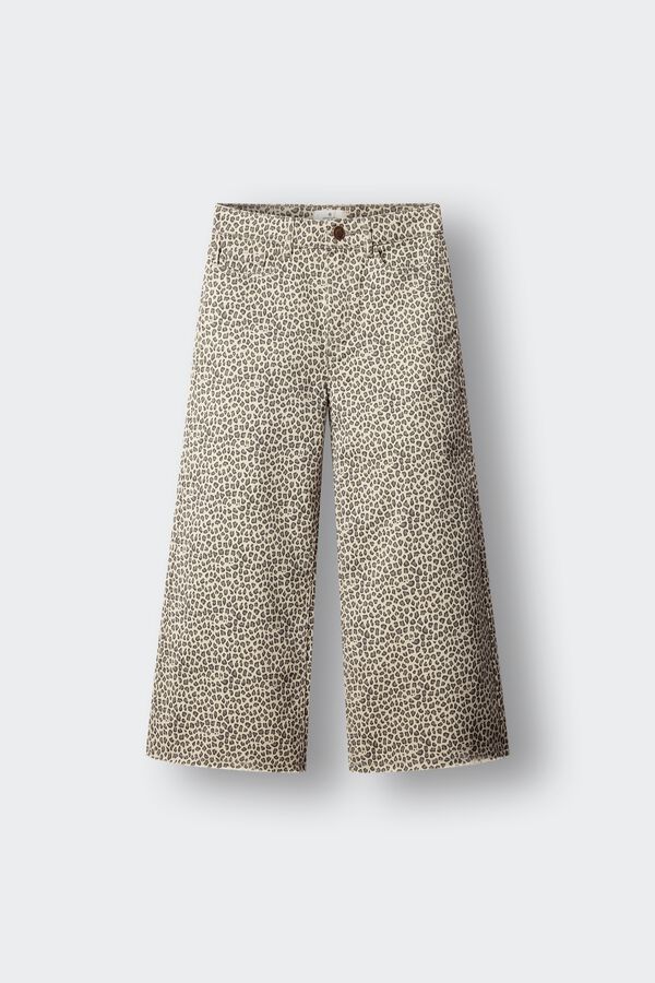 Springfield Kids Cal&ccedil;a estampado animal menina cinzento