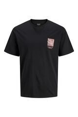 Jack & Jones PLUS Printed cotton T-shirt black