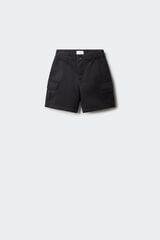 Springfield Kids Bermudas balloon em denim para menino preto