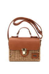 XTI Bolsa De R&aacute;fia estampado