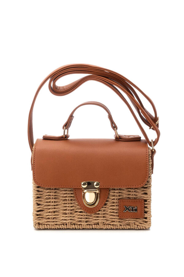 XTI Bolsa De R&aacute;fia estampado