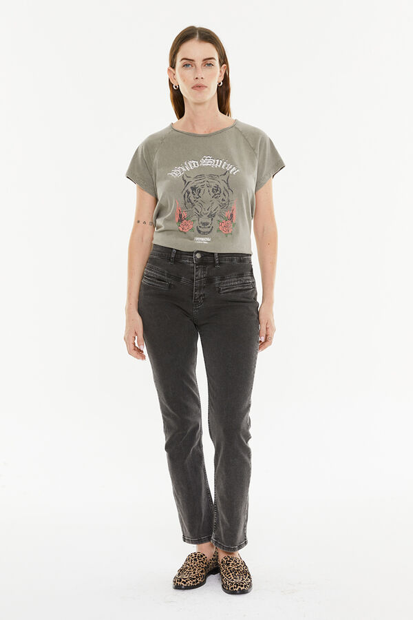 System Action Camisa posicional do Tigre verde