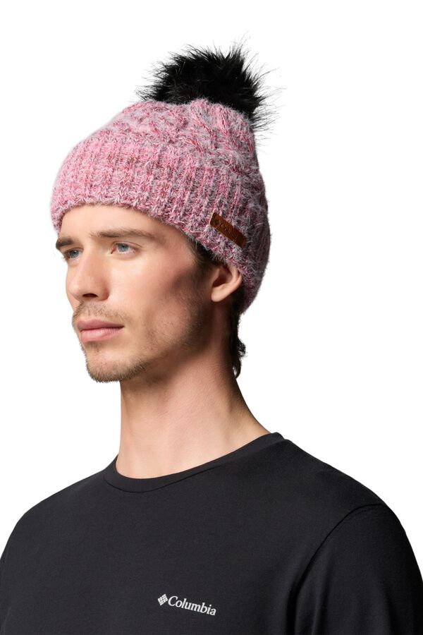 Columbia Bon&eacute; polar com pompom rosa