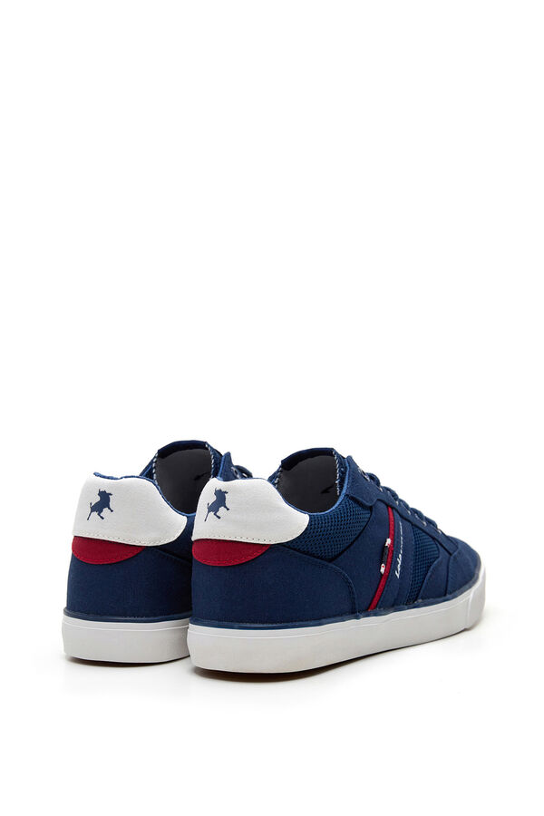 Lois Textile lace-up trainers blue