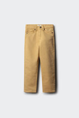 Springfield Kids Calça amarela slim fit de 5 bolsos para meninos amarelo