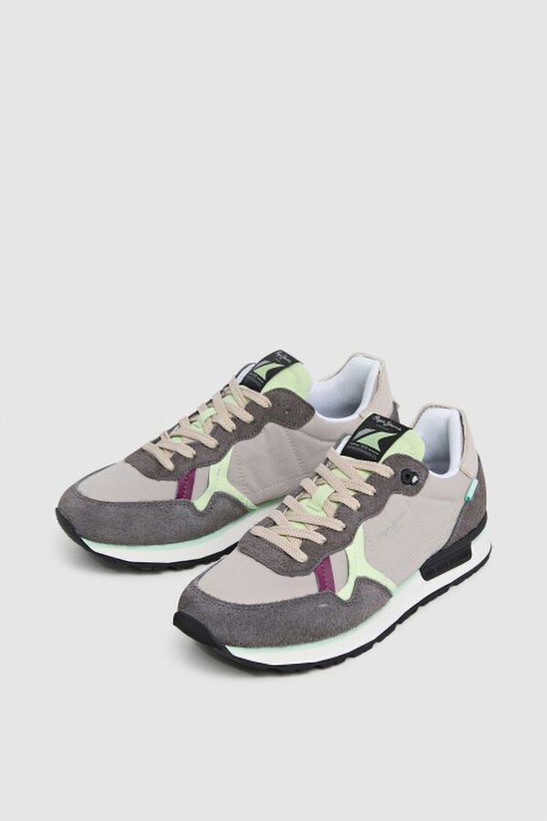 Pepe Jeans Sapatilhas retro cinzento