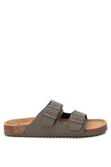 XTI Sandália masculina Caqui escuro