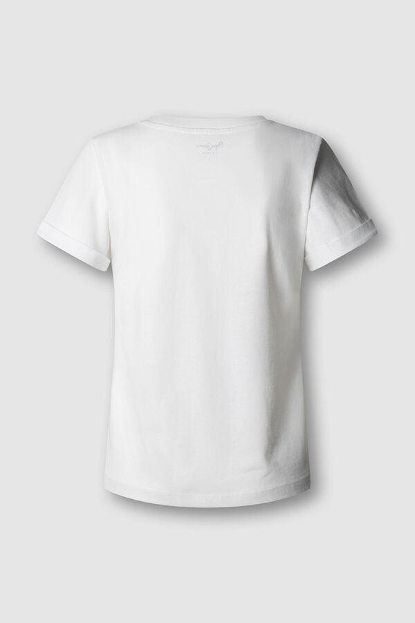 Pepe Jeans T-shirt manga curta branco
