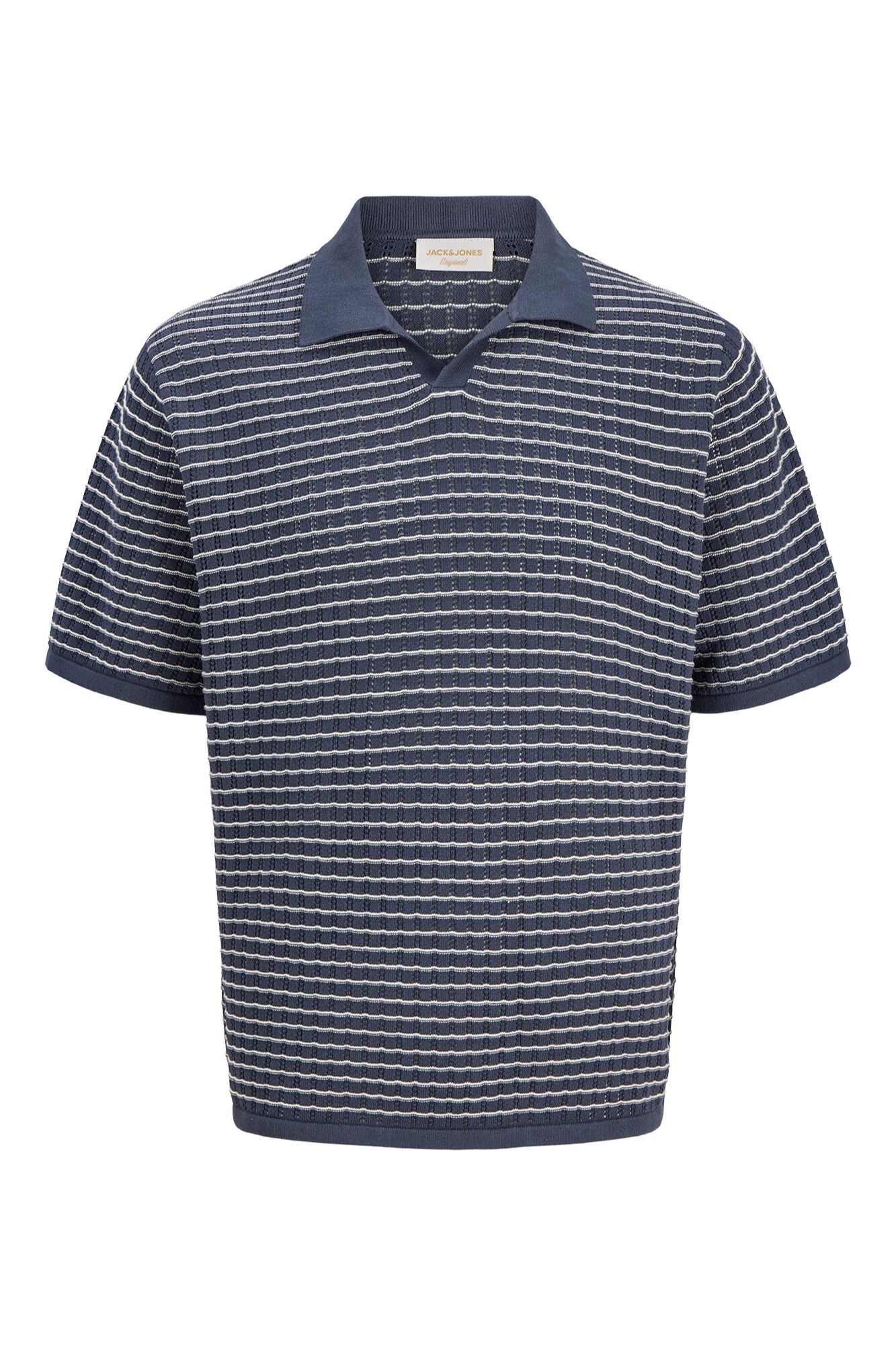 Jack & Jones Polo em malha relaxed fit em algod&atilde;o