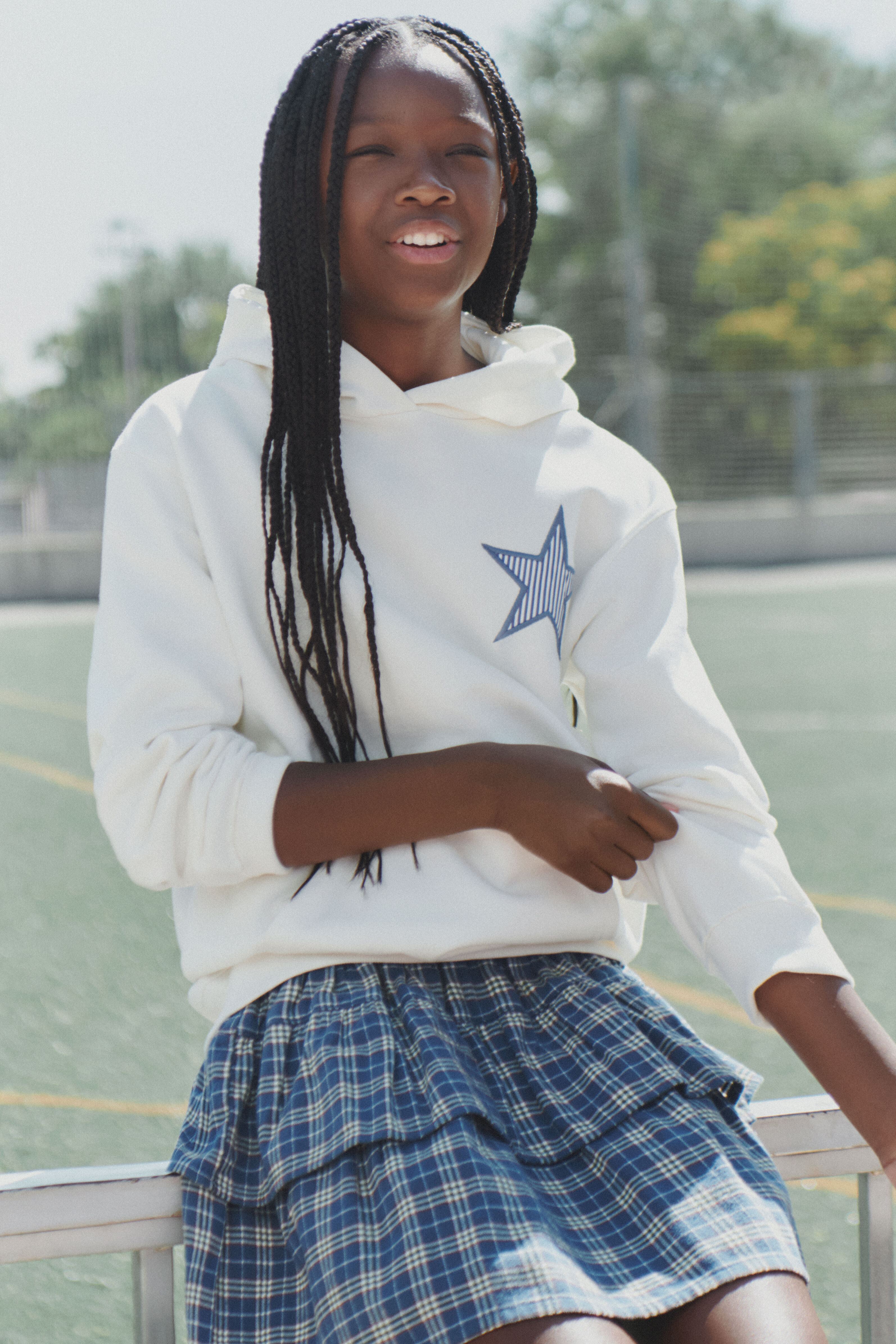 Springfield Kids Sweatshirt estrela costas menina