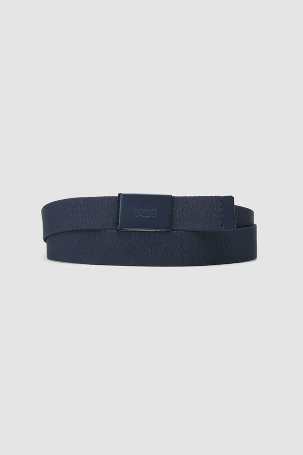 Levi's Cinto fivela met&aacute;lica azul
