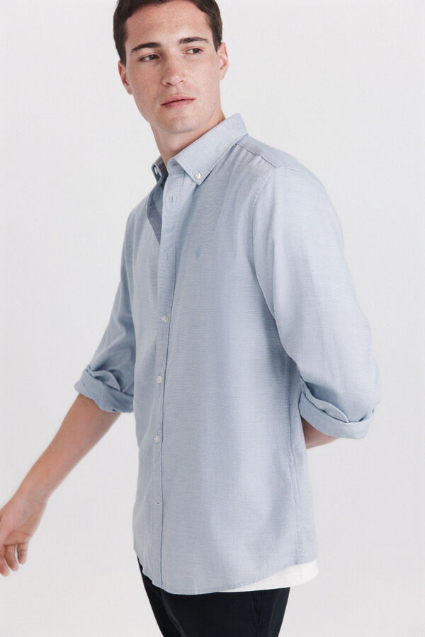 Springfield Camisa com estrutura azul