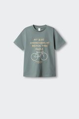 Springfield Kids T-shirt de manga curta "My Bike" para menino azul