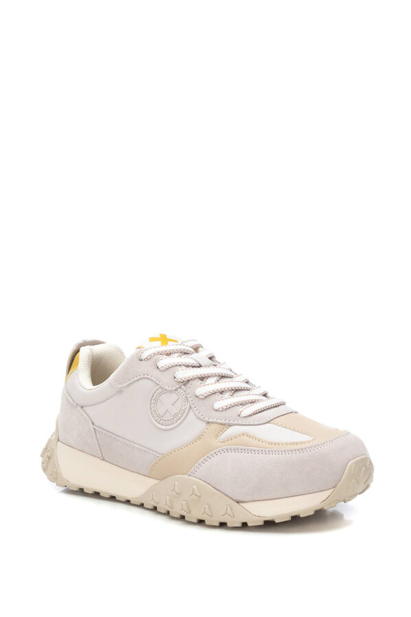 XTI sapatilha/chinelo masculino em croute  bege