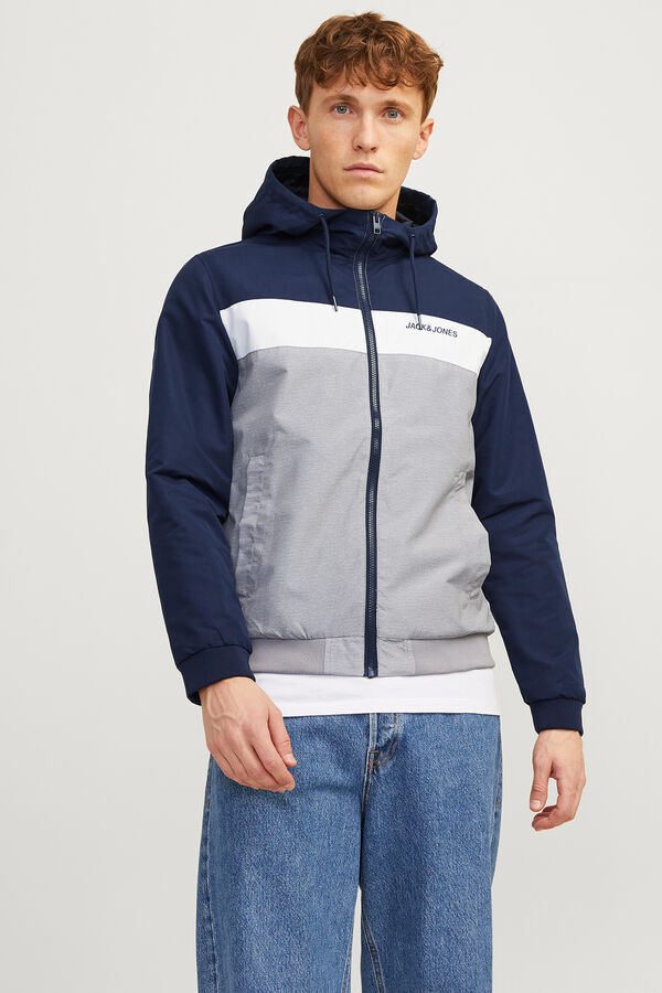 Jack & Jones Lightweight hooded jacket blue