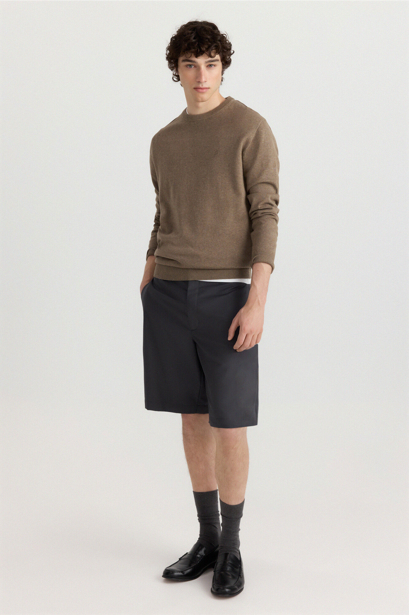 Springfield Camisola b&aacute;sica gola redonda