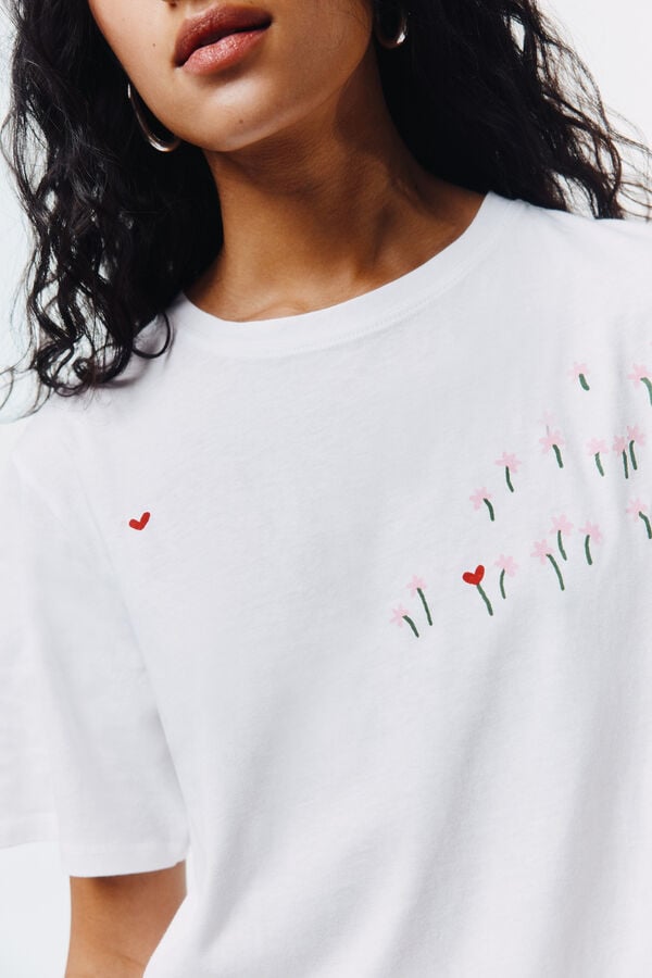 Springfield T-shirt para o dia a dia branco