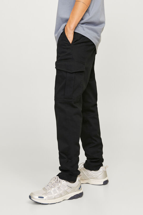 Springfield Slim fit cargo trousers black