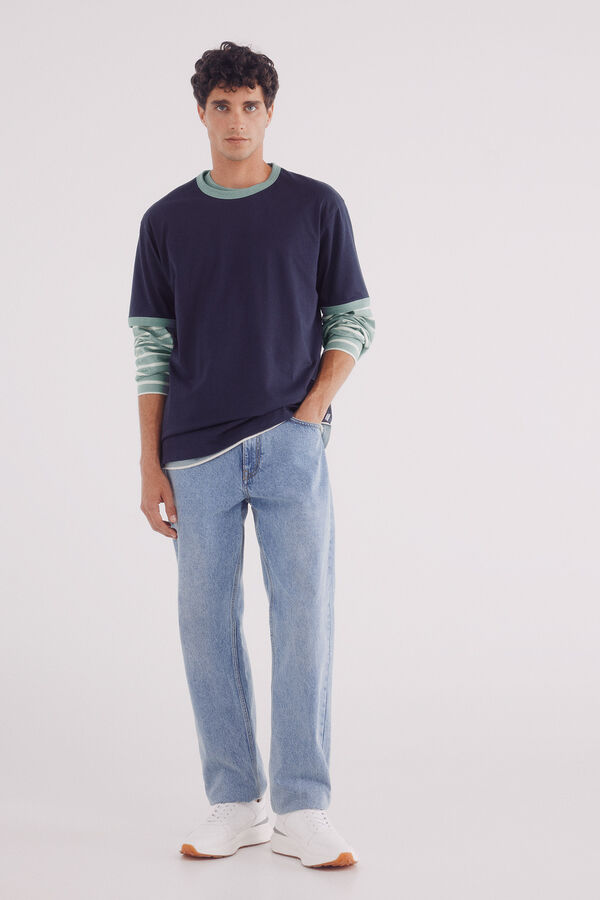 Springfield Contrast T-shirt blue