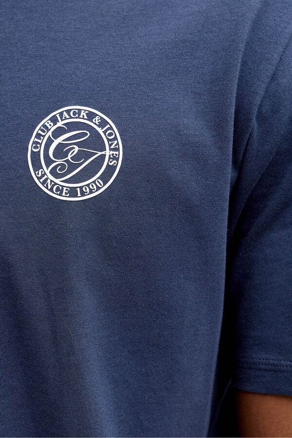 Jack & Jones camiseta b&aacute;sica e descontra&iacute;da azul