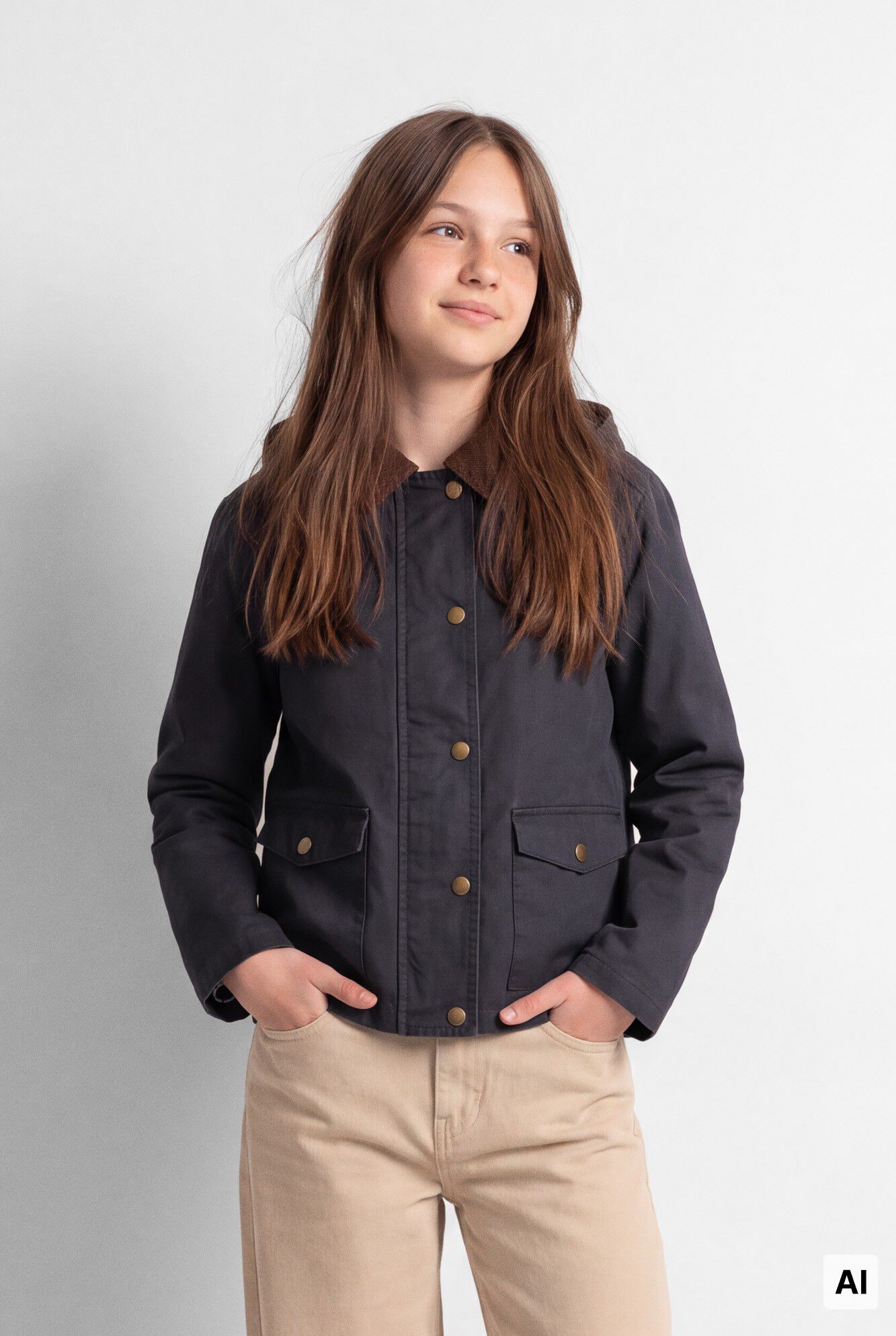 Springfield Kids Casaco encerado para menina