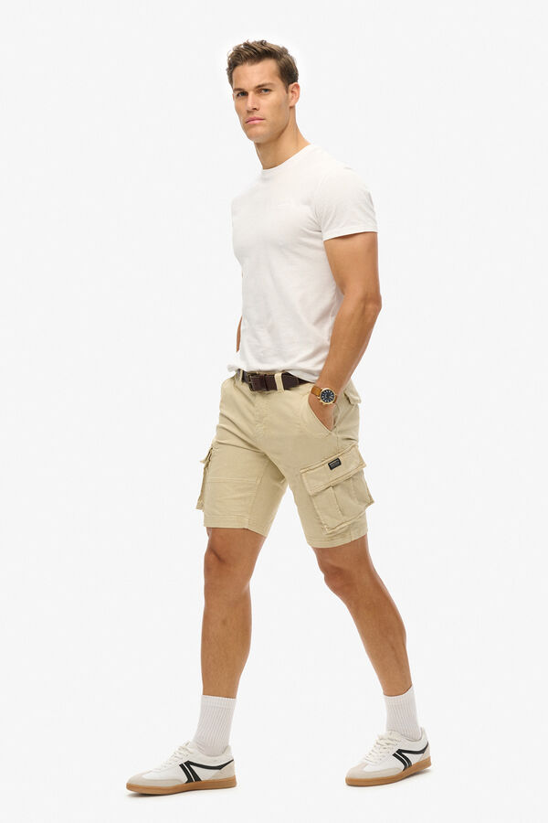 Superdry Bermudas militares básicas bege