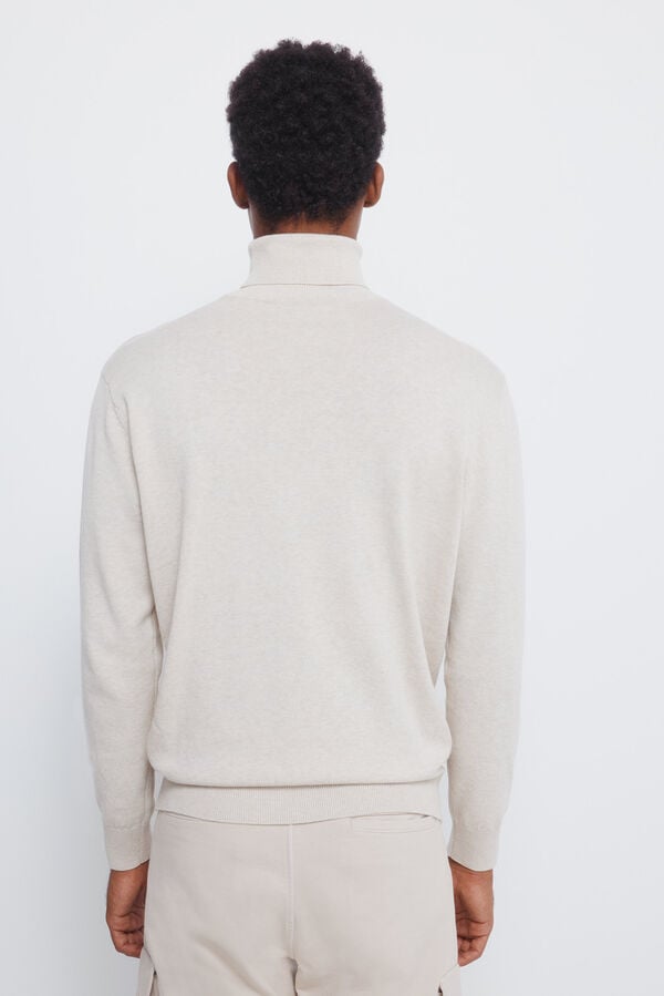 Springfield Camisola básico de gola cru