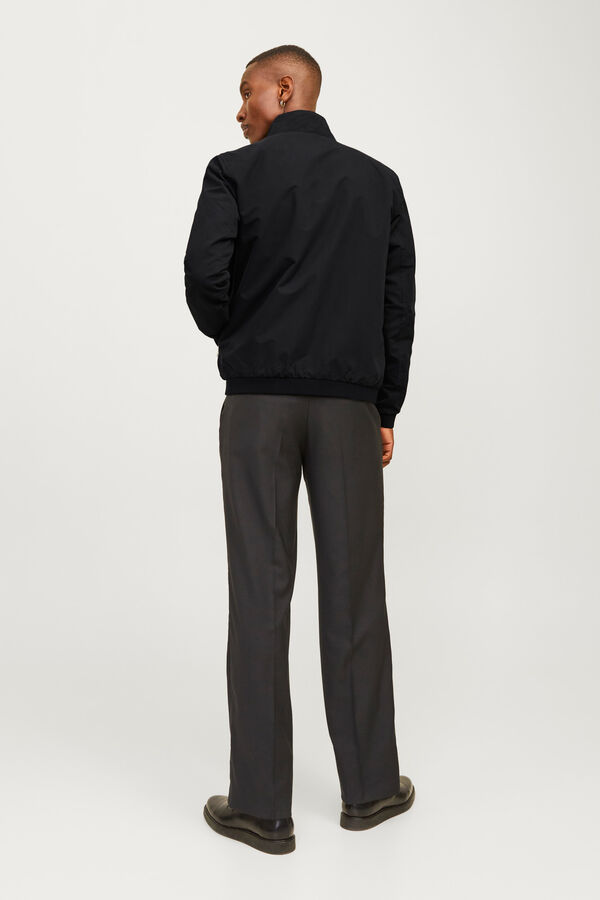 Jack & Jones neck bomber jacket black