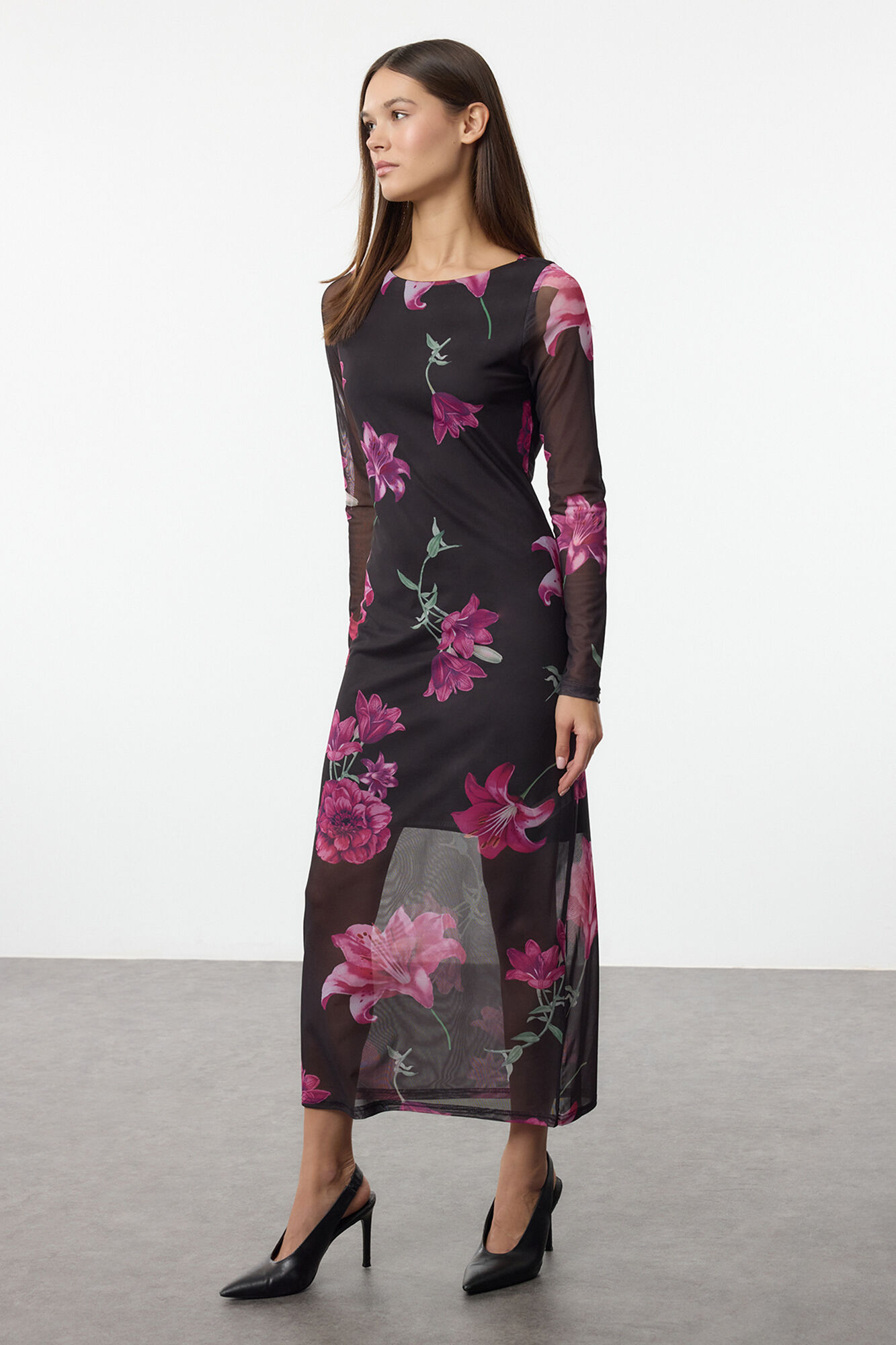 Trendyol Vestido midi de tule