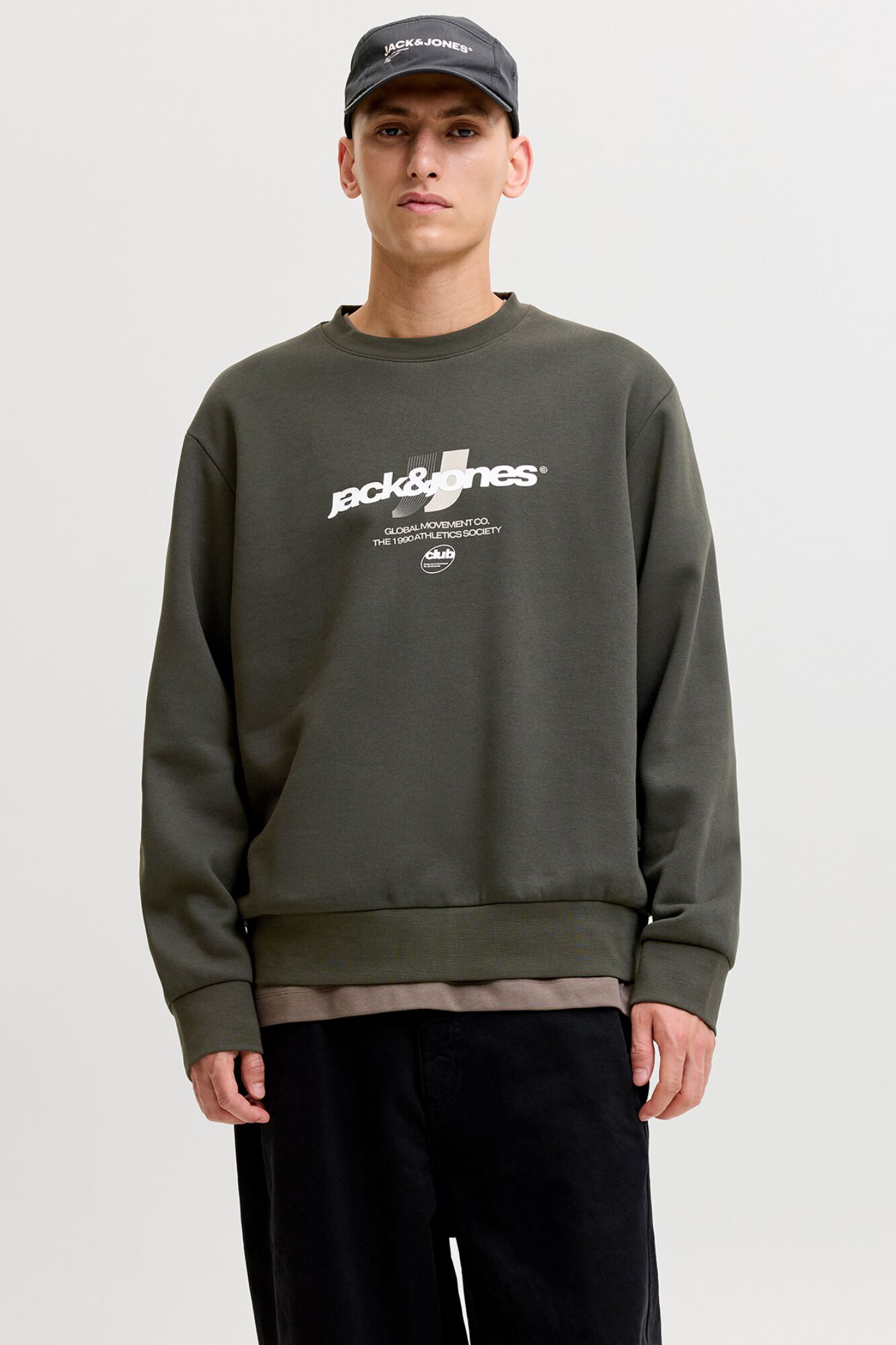 Jack & Jones Sweatshirt relaxed estampada
