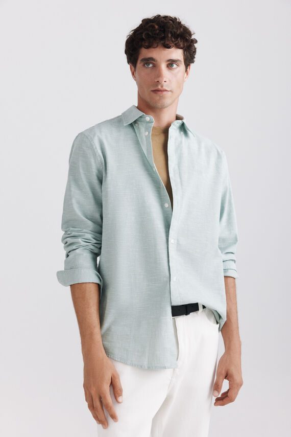 Camisa tipo lino