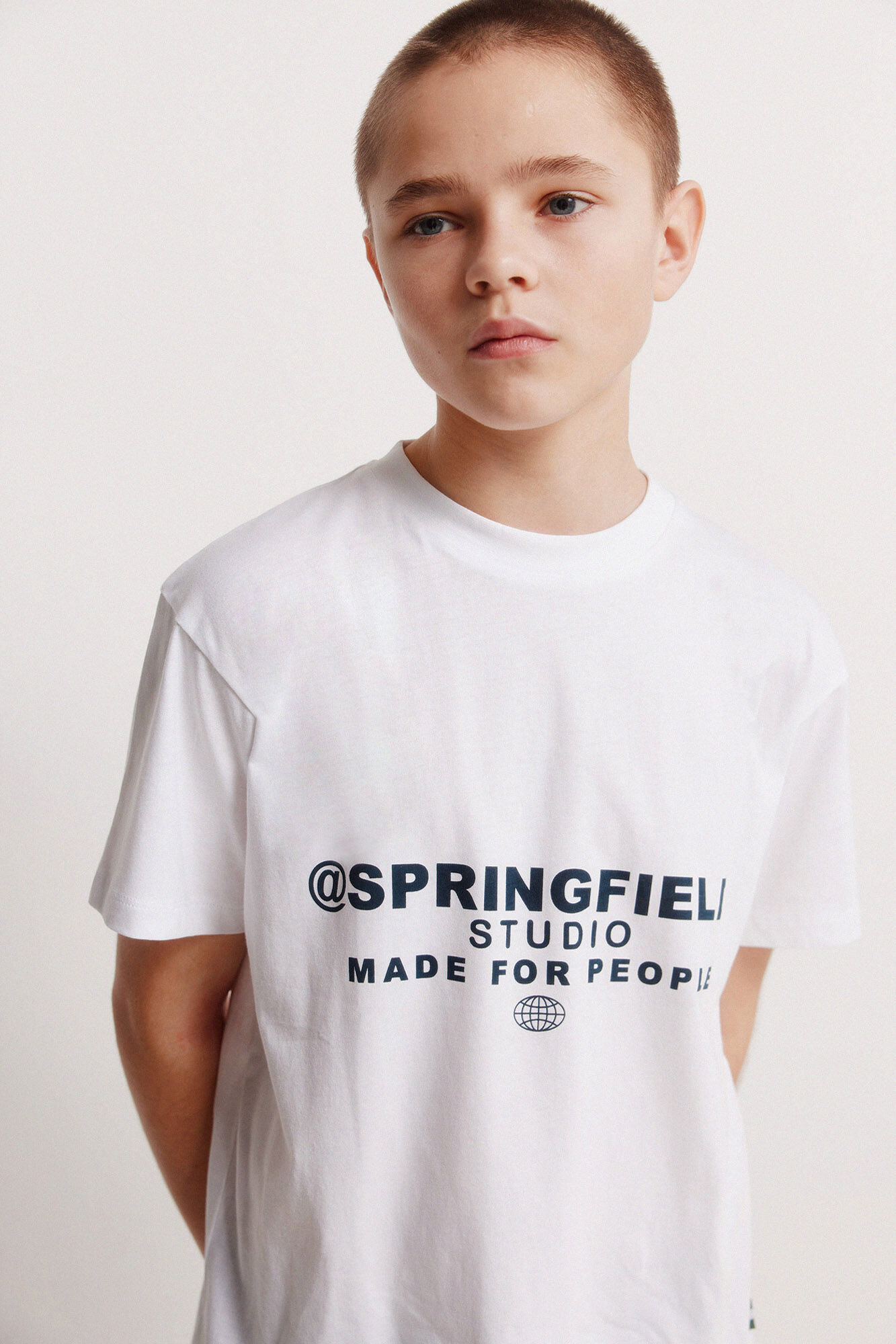 Springfield Kids T-shirt manga curta boxy para crian&ccedil;a