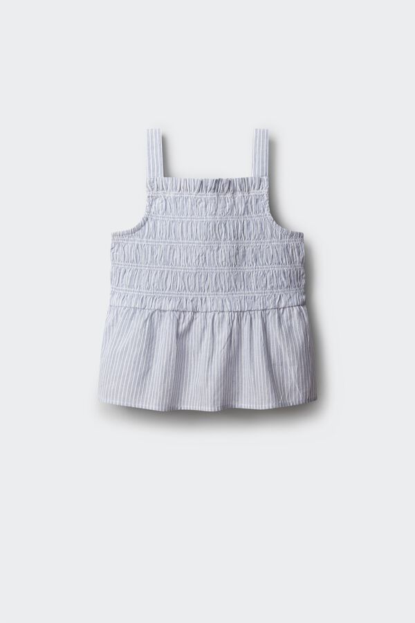 Springfield Kids Top de brilho para menina azul