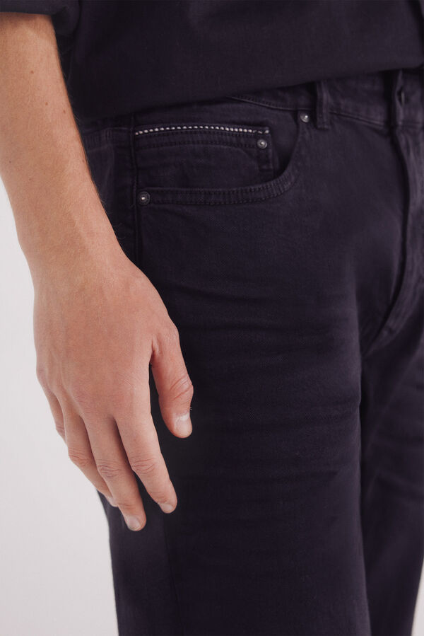 Springfield Slim fit 5-pocket trouser black