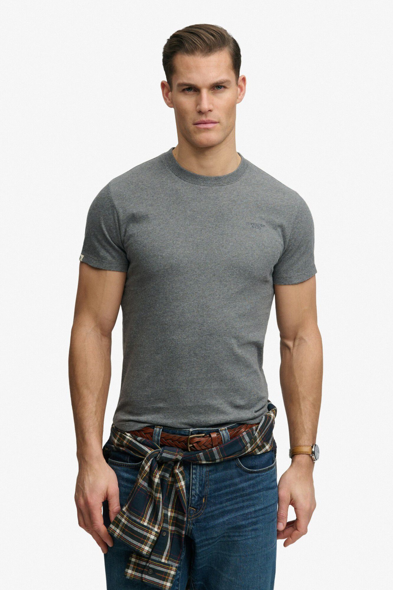 Superdry T-shirt slim com logo