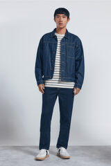 Springfield Jeans slim fit desbotado azul