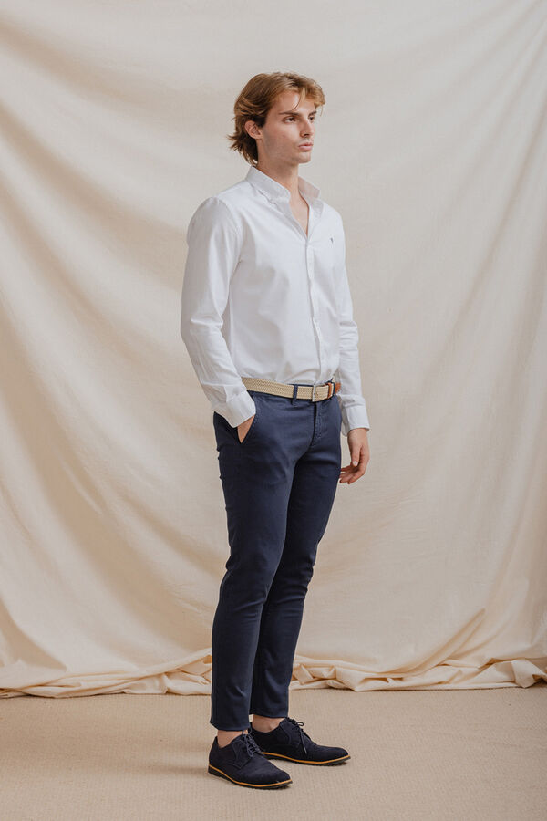 Celopman Camisa Oxford branco