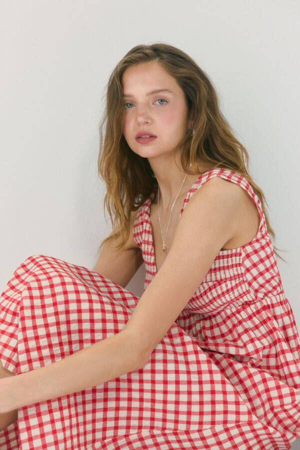 High Spirits Vestido Clover vermelho