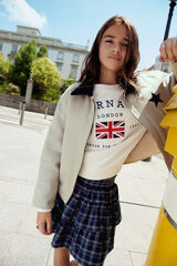 Springfield Kids Sweatshirt com bandeira do Reino Unido para meninas vison