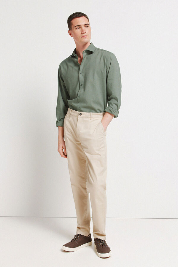 Springfield Cal&ccedil;as chino slim fit bege