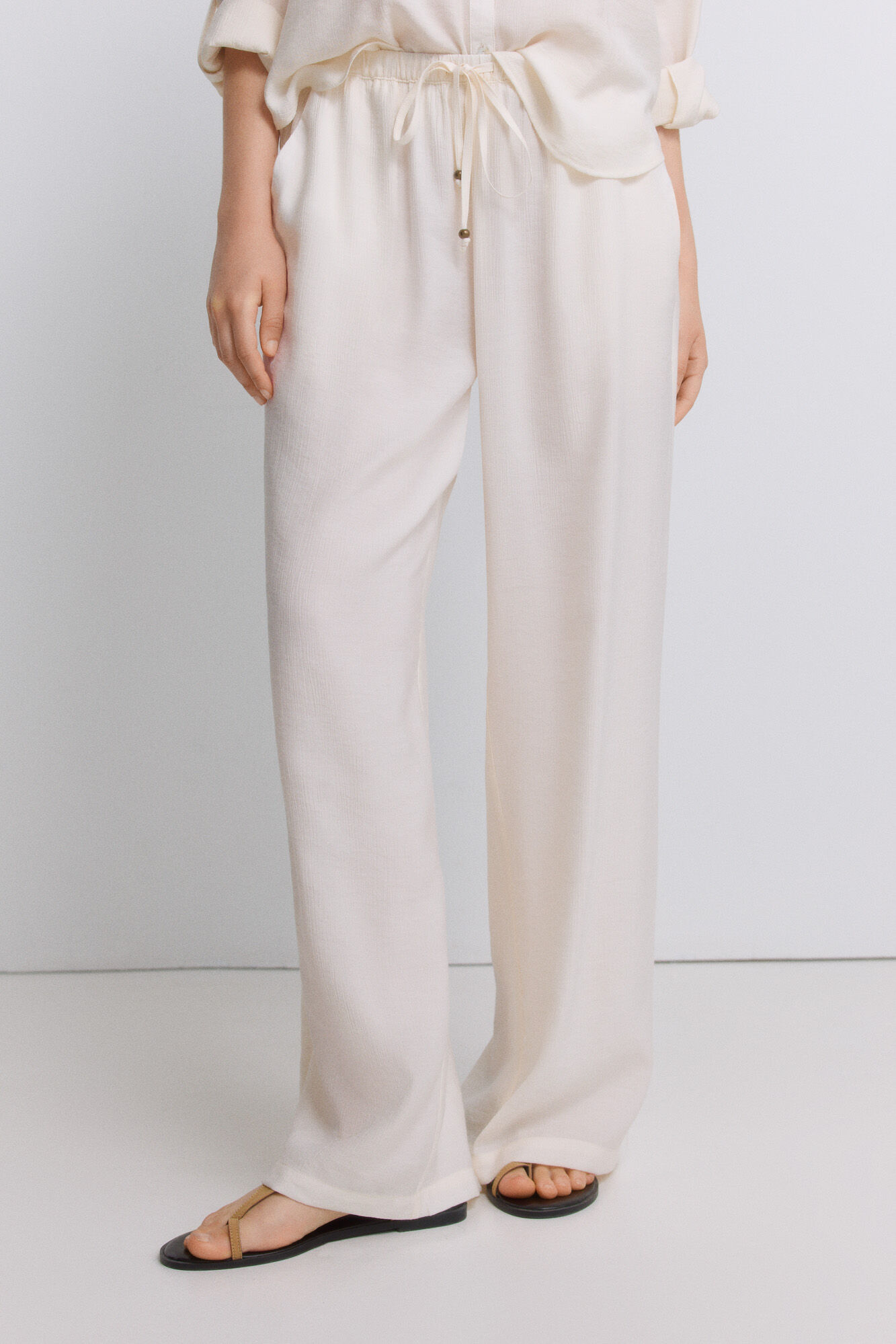 Springfield Cal&ccedil;a comprida fluida larga