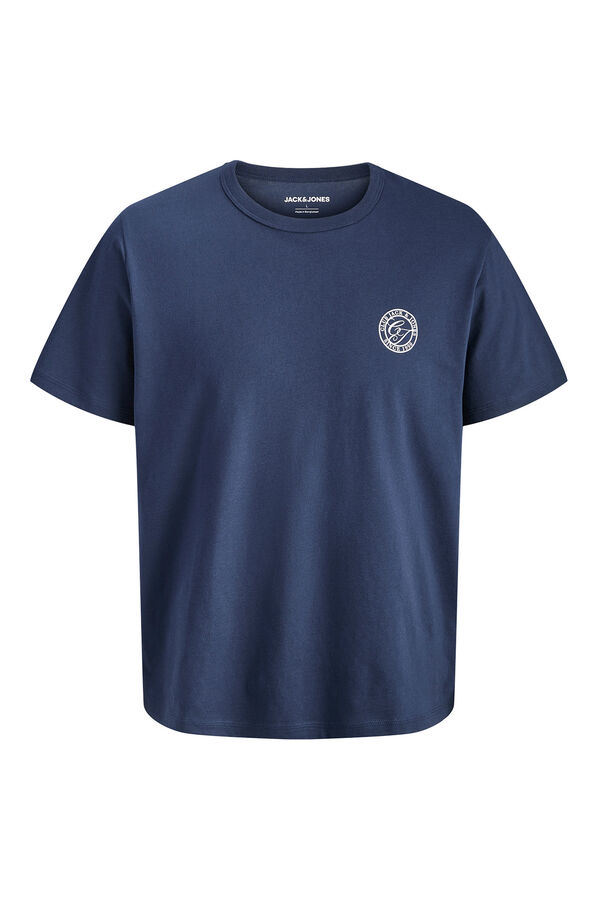 Jack & Jones camiseta b&aacute;sica e descontra&iacute;da azul