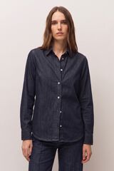 Systemaction Camisa efeito ganga azul