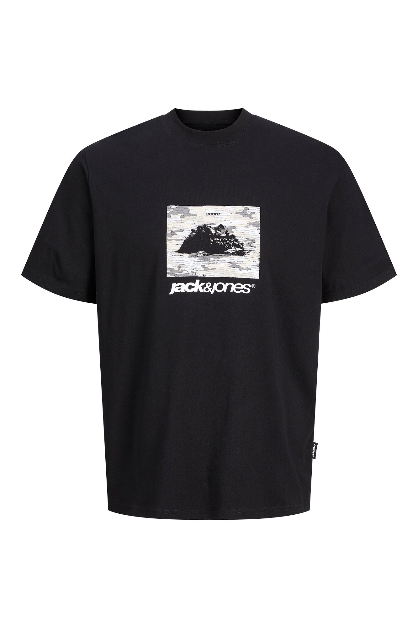 Jack & Jones T-shirt regular fit em algod&atilde;o