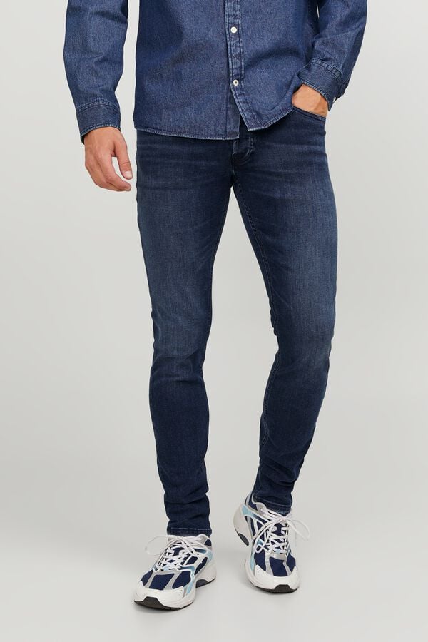 Jack & Jones Jeans slim cinco bolsos azul