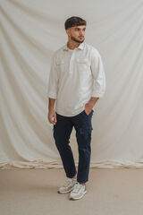 Celopman Camisa polo branco