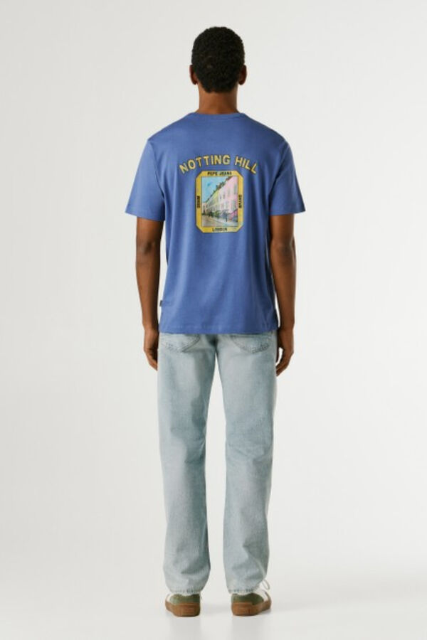 Pepe Jeans Camisa manga corta en punto azul