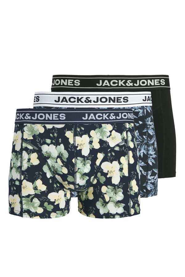 Jack & Jones PLUS Pack 3 boxers estampados preto