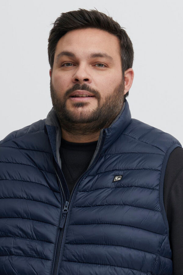 Blend PLUS Colete Puffer azul